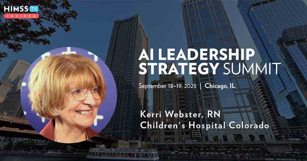 Kerri Webster, Children's Hospital Colorado_AI Leadership Strategy Summit